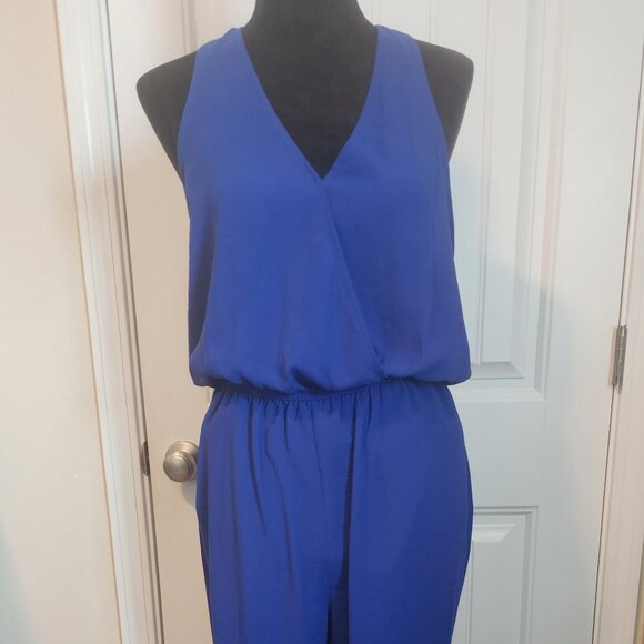 Forever 21 Blue Jumpsuit - Picture 1 of 5